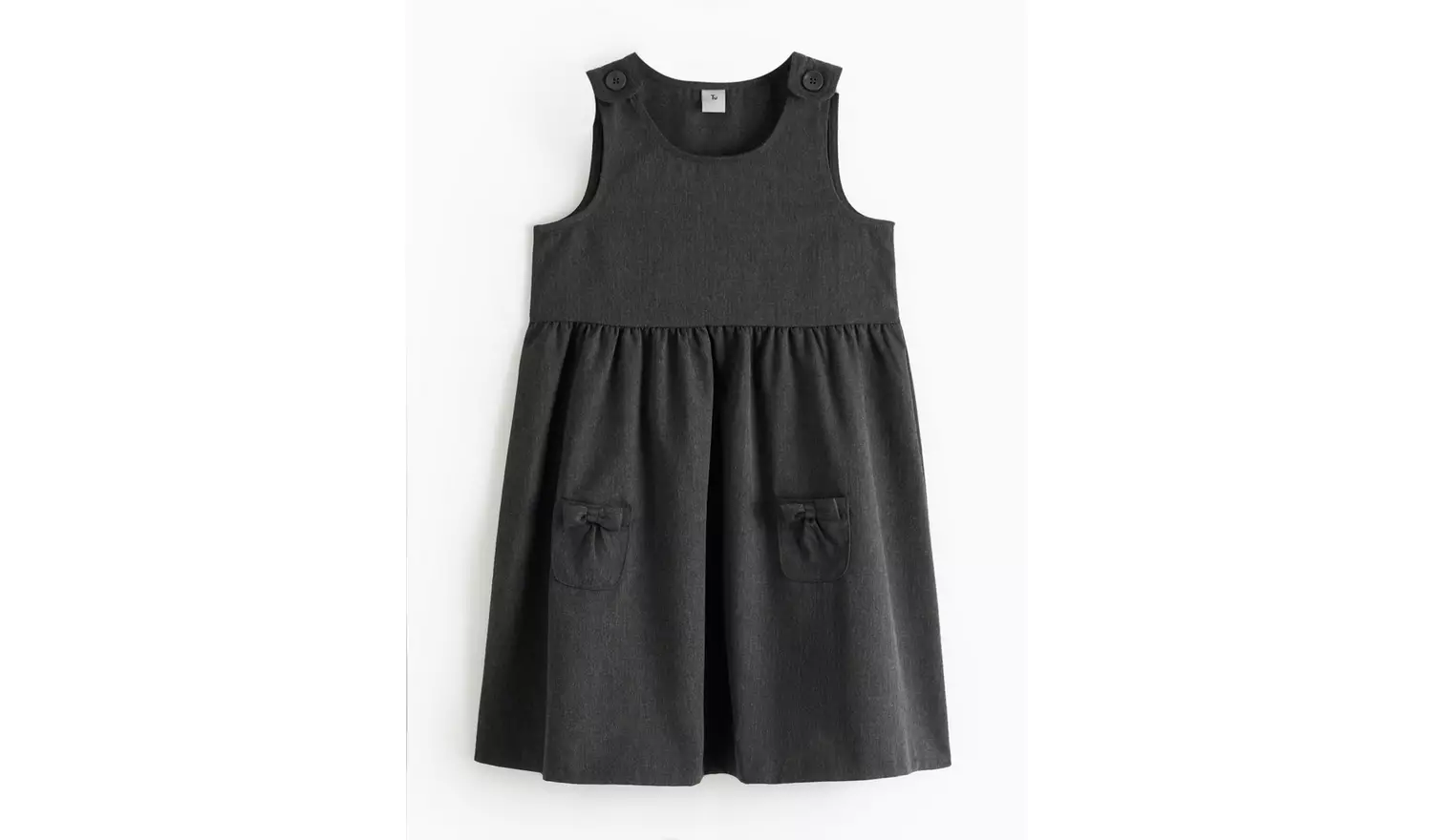 Grey Empire Line Pinafore 11 years