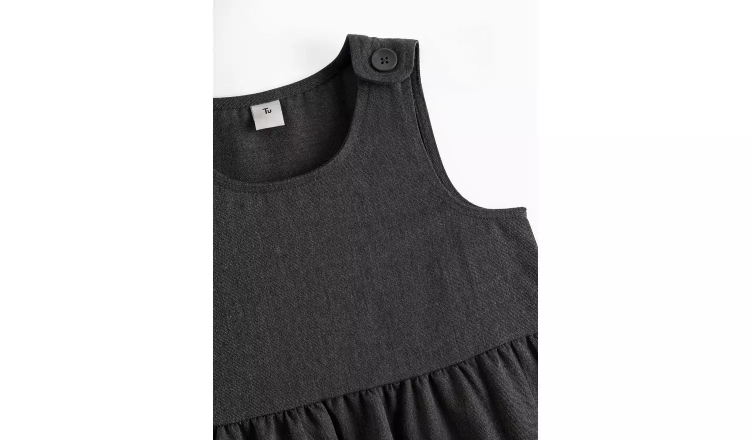 Grey Empire Line Pinafore 3 years
