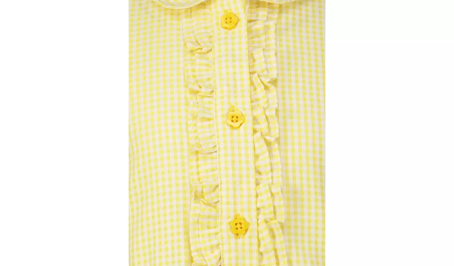 2 Pack Classic Yellow Back Bow Gingham Dress 7 years