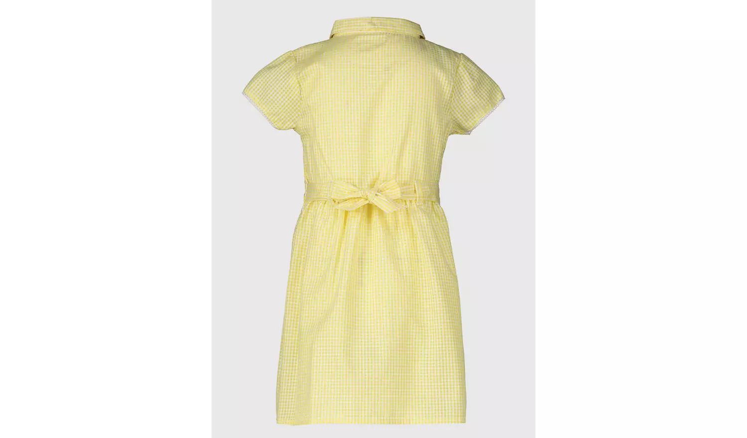 2 Pack Classic Yellow Back Bow Gingham Dress 10 years