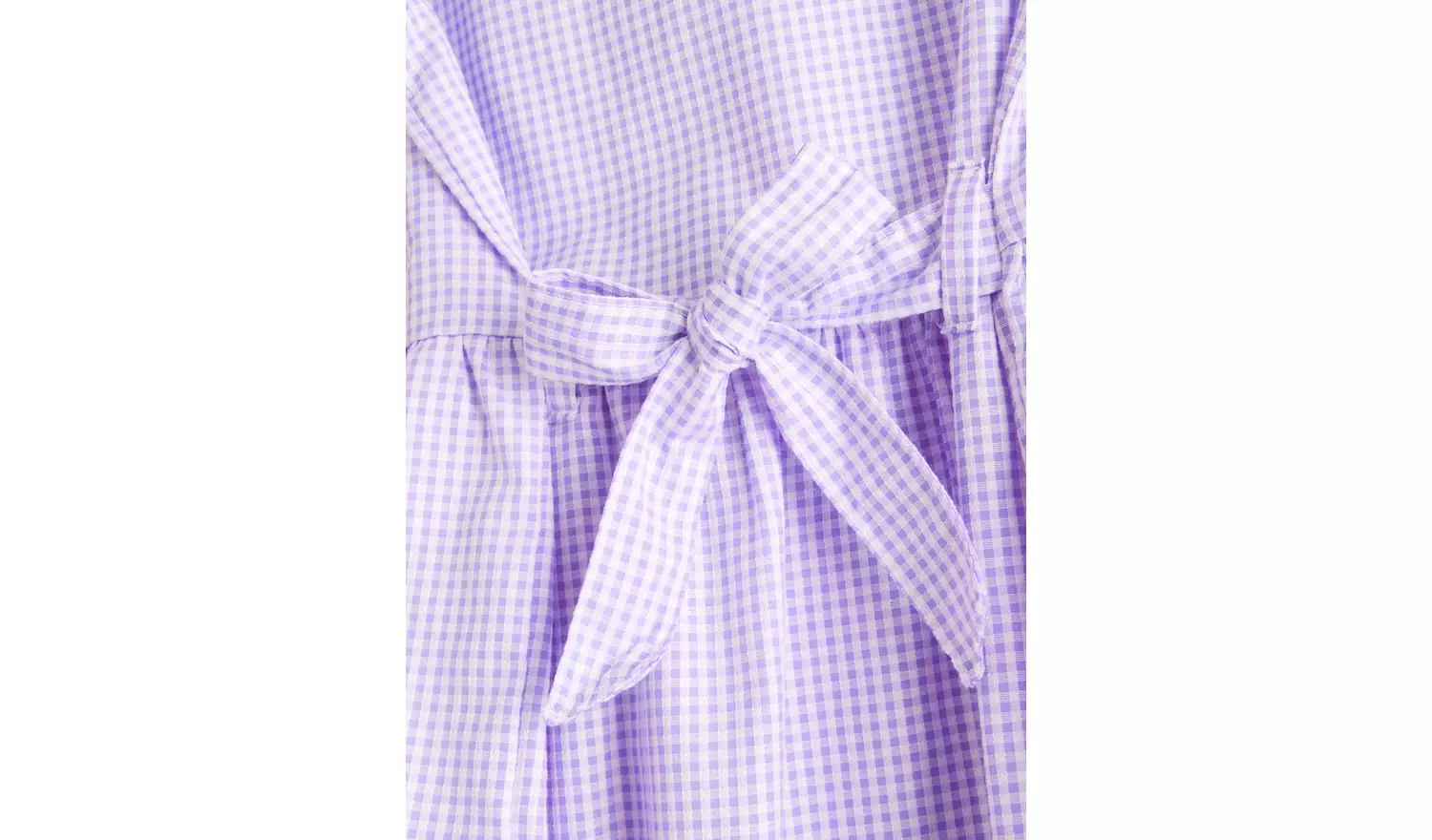 2 Pack Classic Lilac Back Bow Gingham Dress 10 years