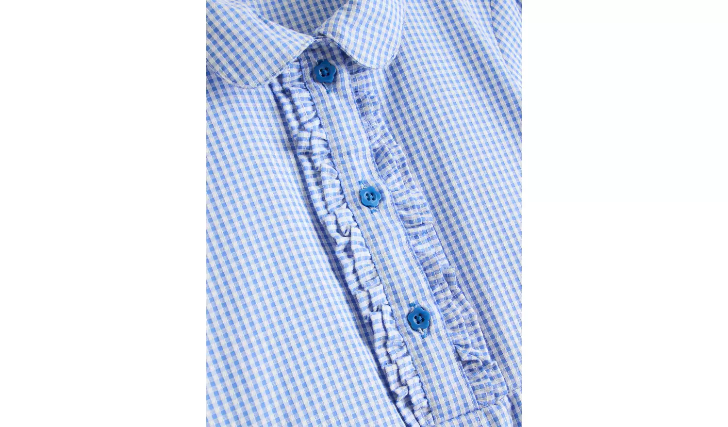 2 Pack Classic Blue Back Bow Gingham Dress 11 years