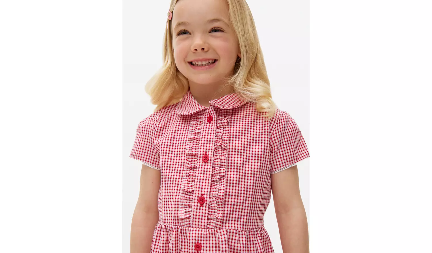 2 Pack Classic Red Back Bow Gingham Dress 3 years