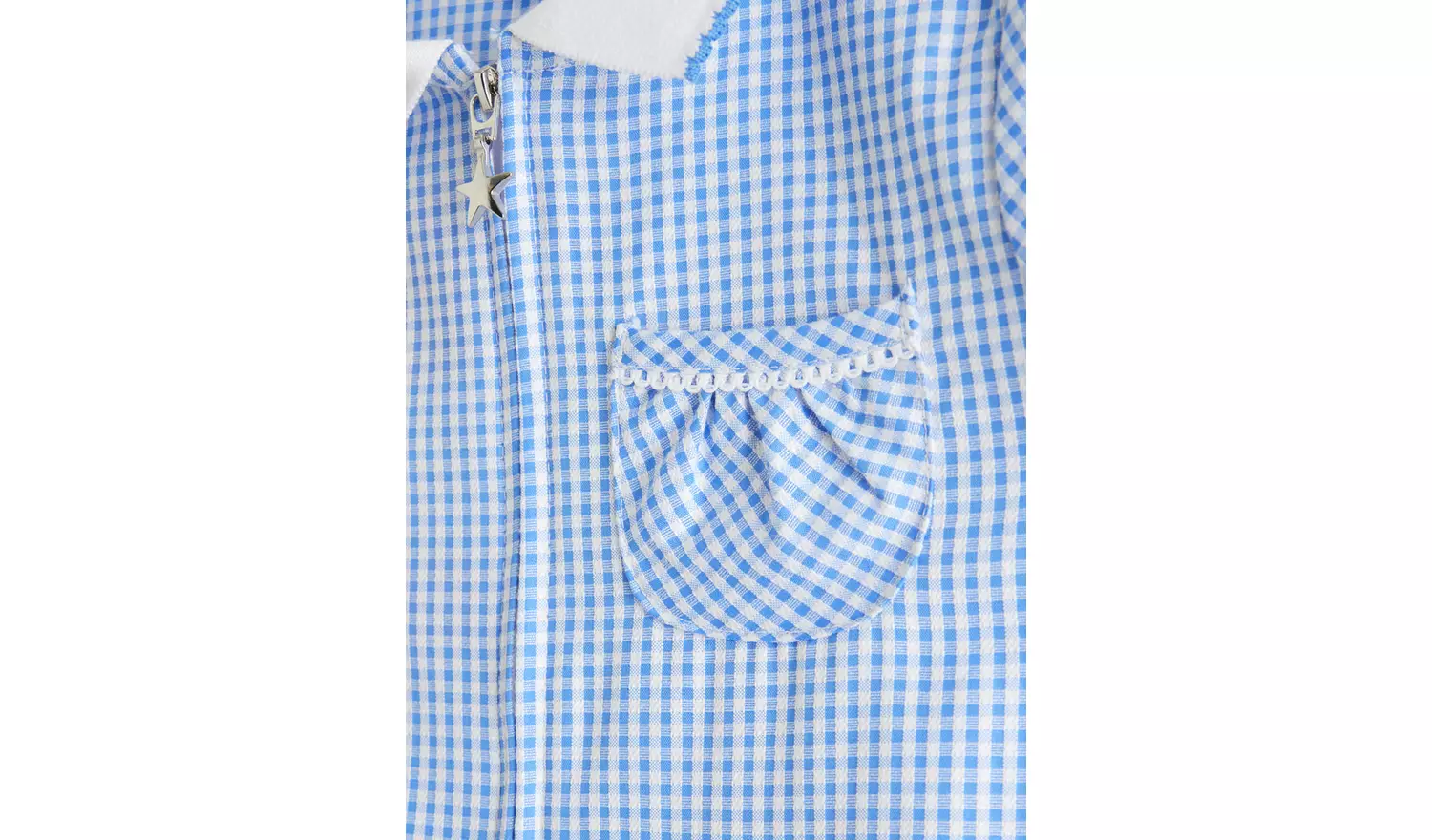 2 Pack Sporty Blue Pleated Gingham Dress 6 years