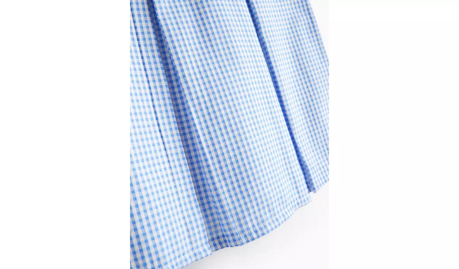2 Pack Sporty Blue Pleated Gingham Dress 9 years
