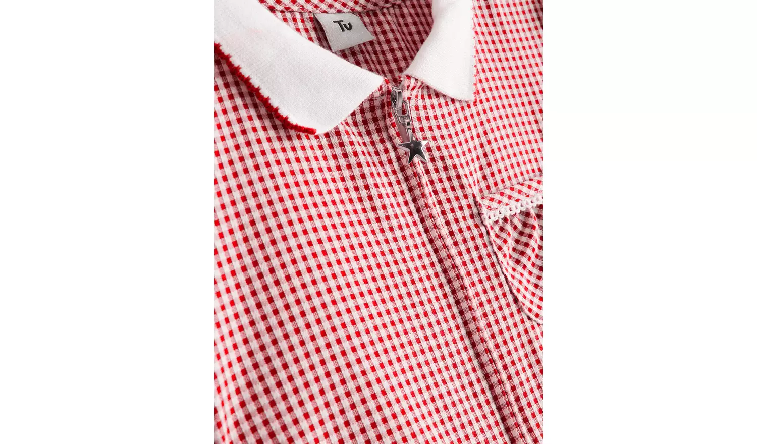 2 Pack Sporty Red Pleated Gingham Dress 13 years