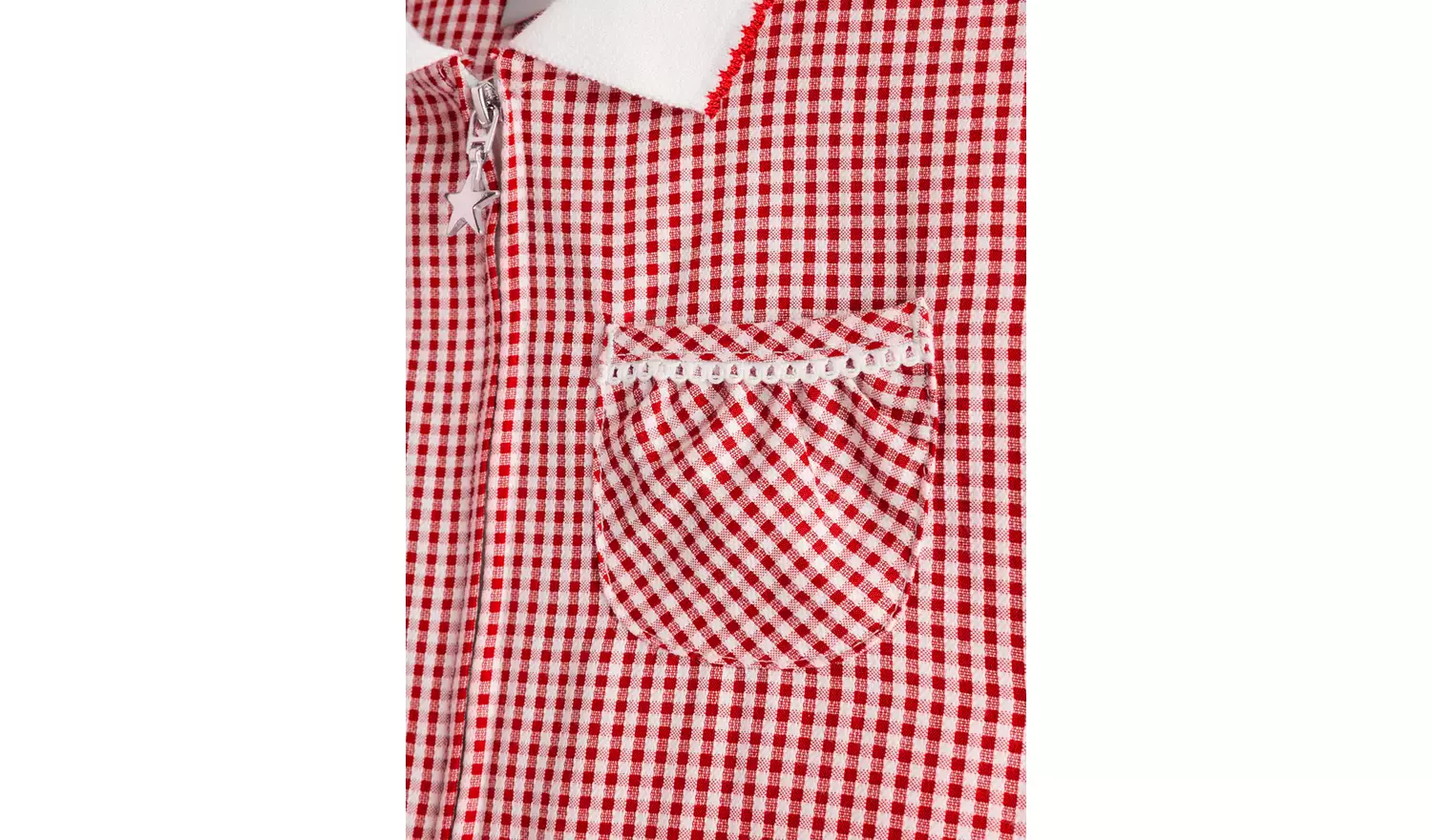 2 Pack Sporty Red Pleated Gingham Dress 13 years