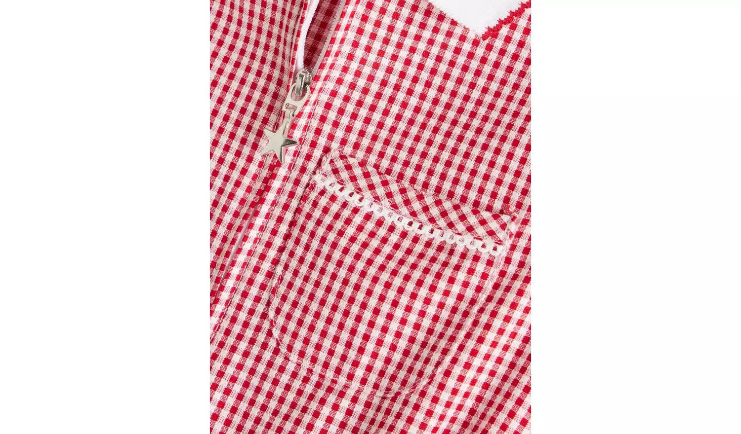 2 Pack Red Gingham Playsuits 6 years
