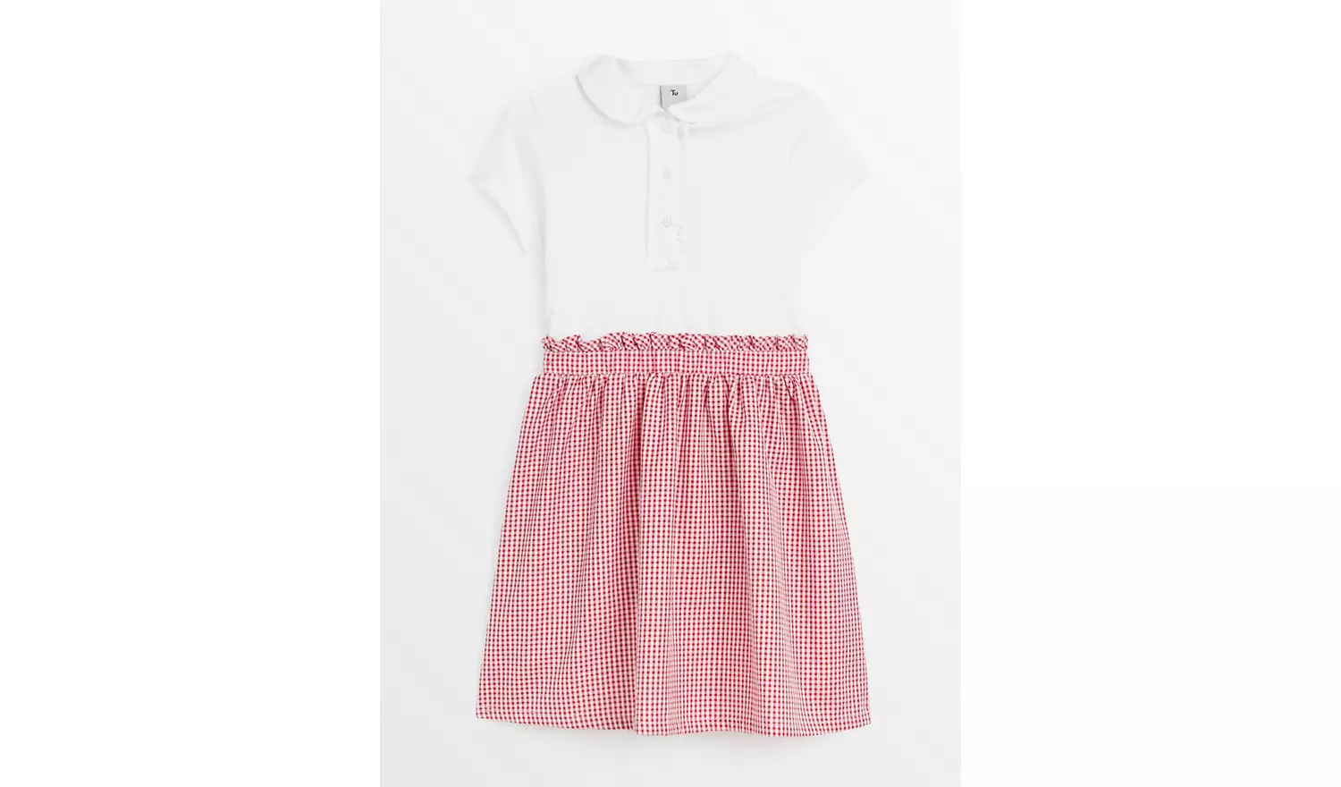 Red Gingham Twofer Dress 9 years
