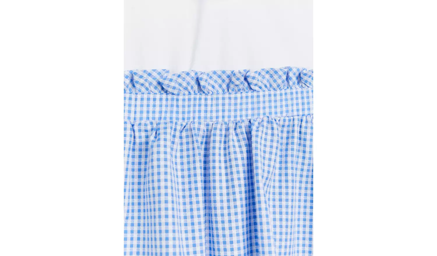 Blue Gingham Twofer Dress 8 years