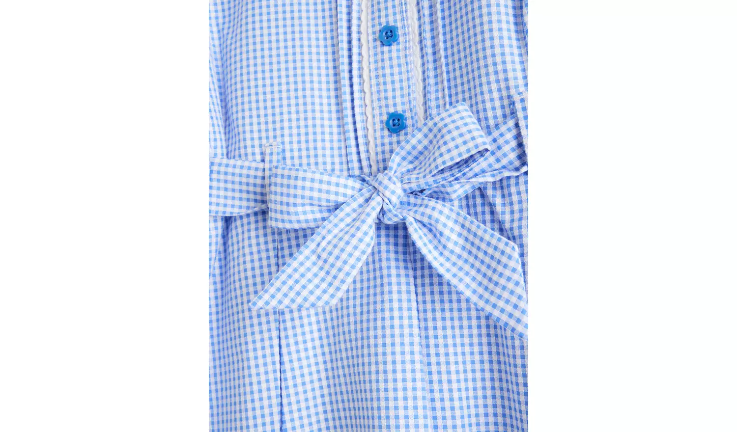 2 Pack Classic Blue 'Dress with Ease' Gingham Dress 12 years