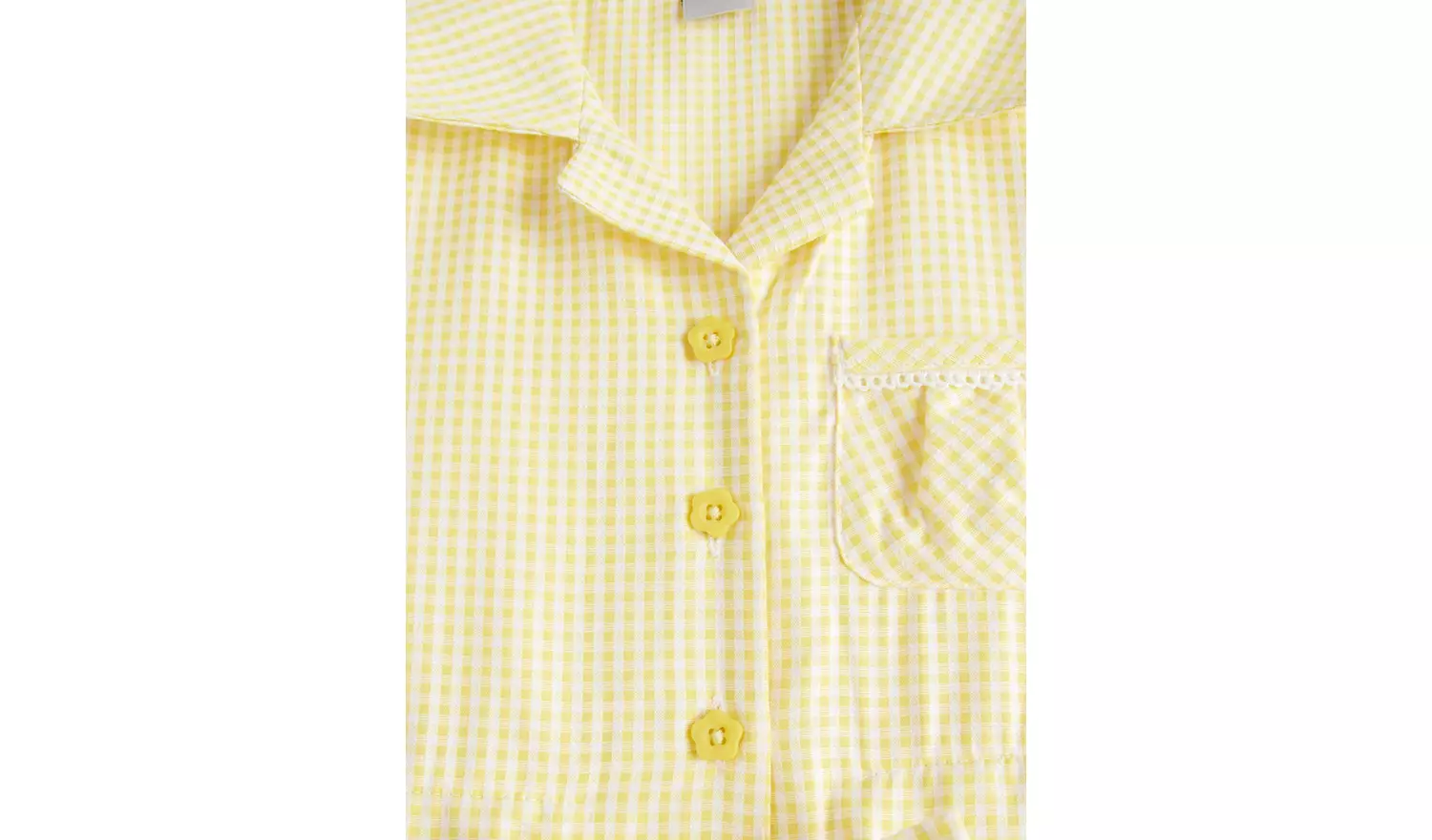 Yellow Tie Front Gingham Dress 11 years