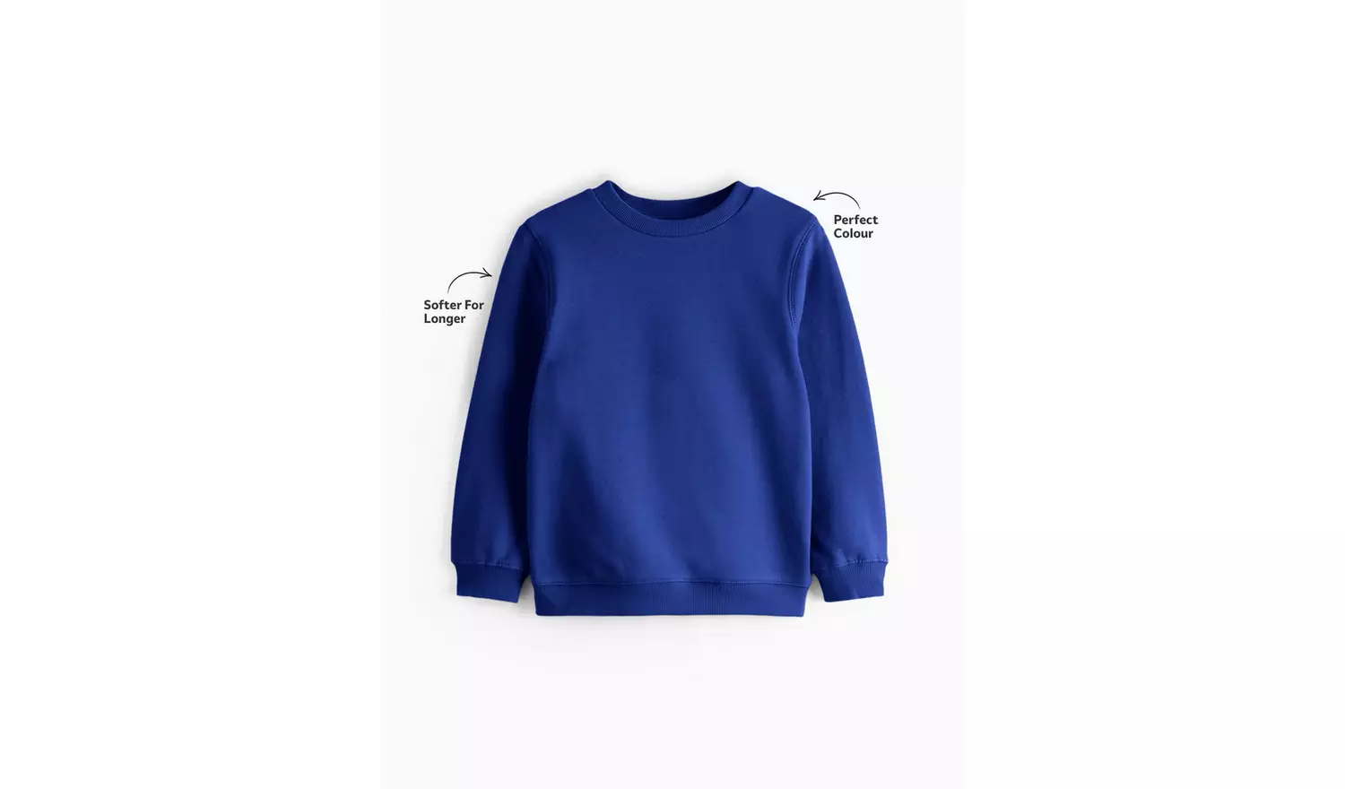 2 Pack Blue Crew Neck Sweatshirts 10 years