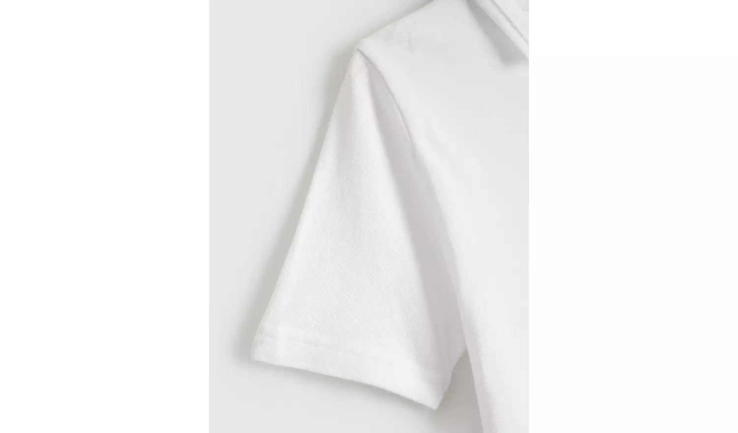 White Unisex Polo Shirts 2 Pack 12 years