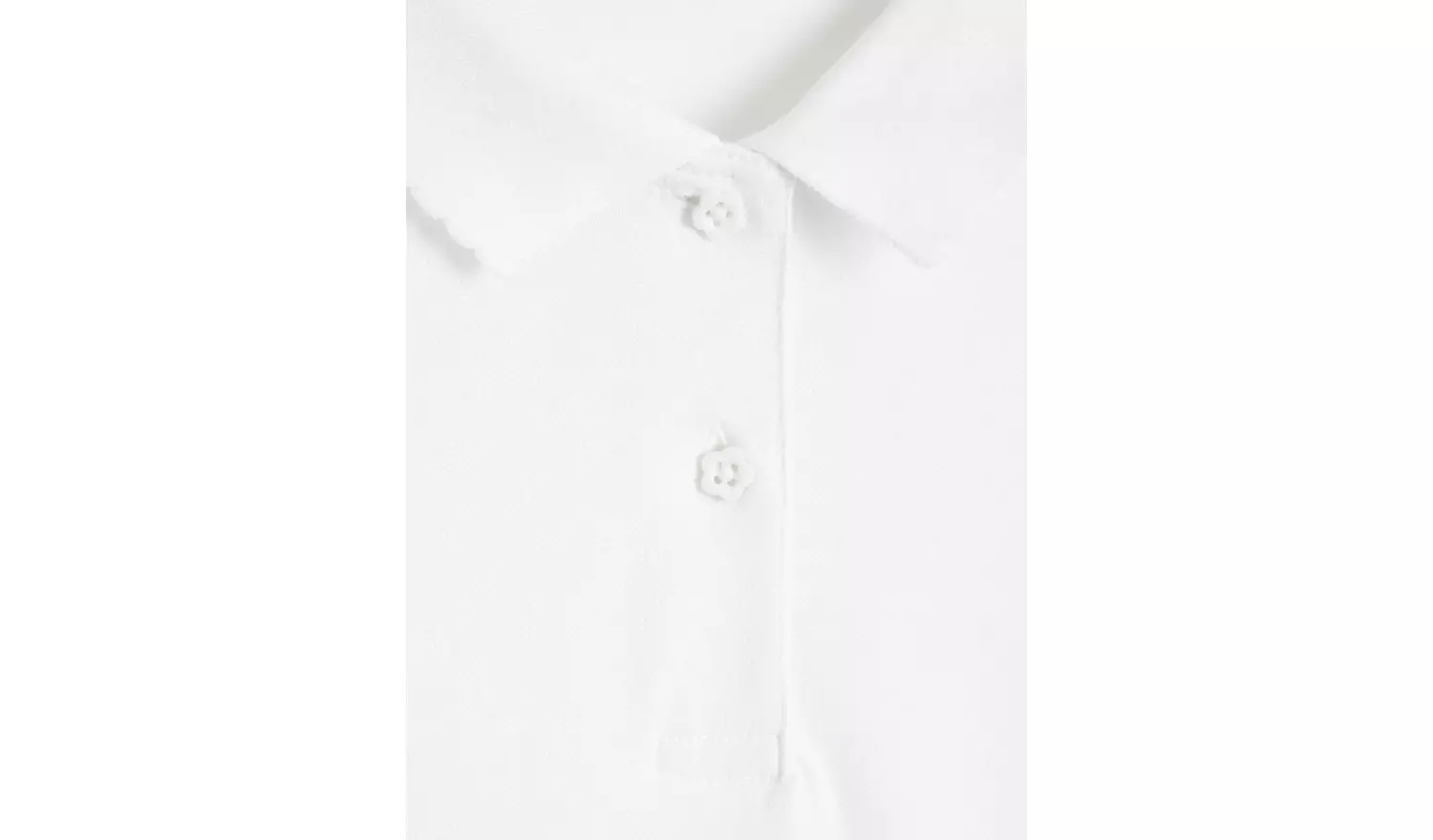 2 Pack White Polo Shirts with Perfect White 9 years