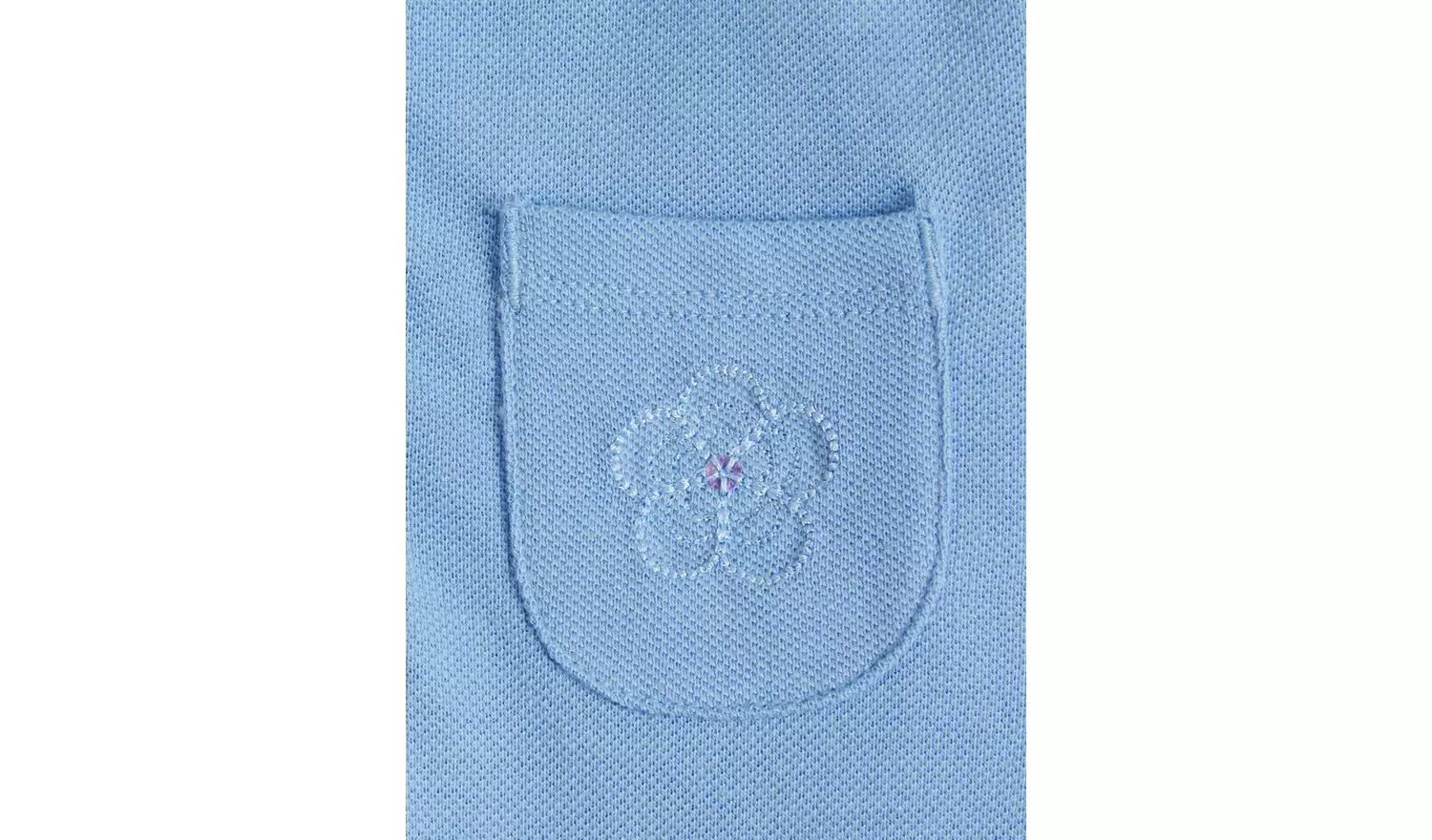 2 Pack Blue Embroidered Polo Shirts 5 years