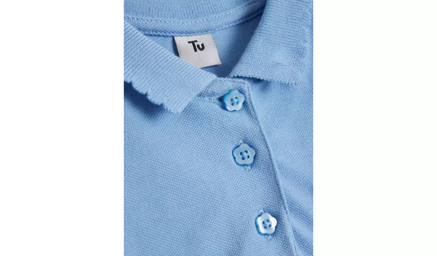 2 Pack Blue Embroidered Polo Shirts 10 years