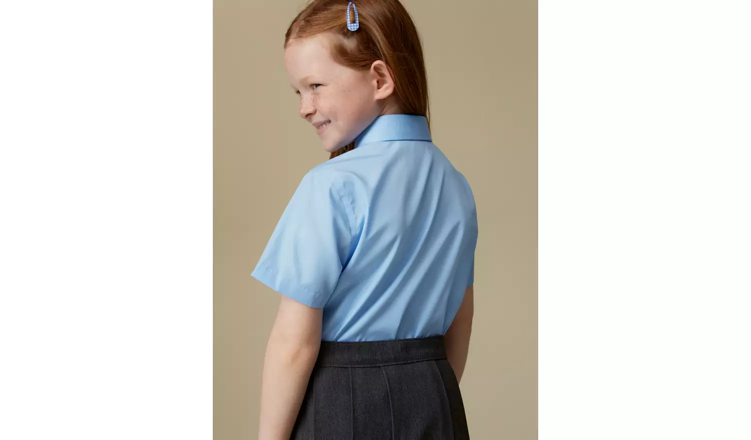 3 Pack Blue Short Sleeve Shirts 6 years