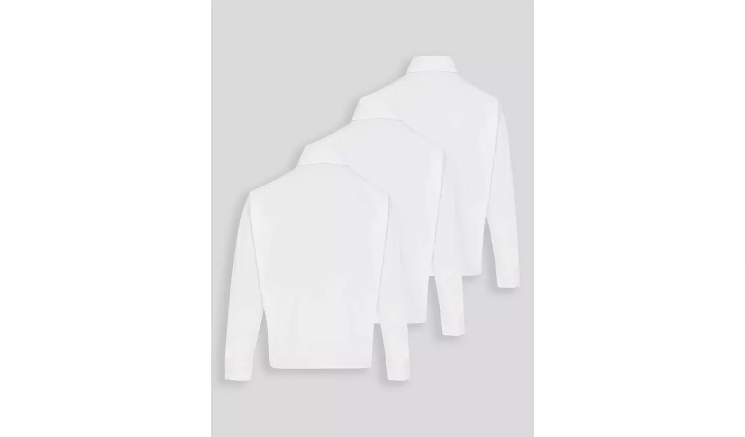 White Stain Resistant School Shirts 3 Pack 15 years