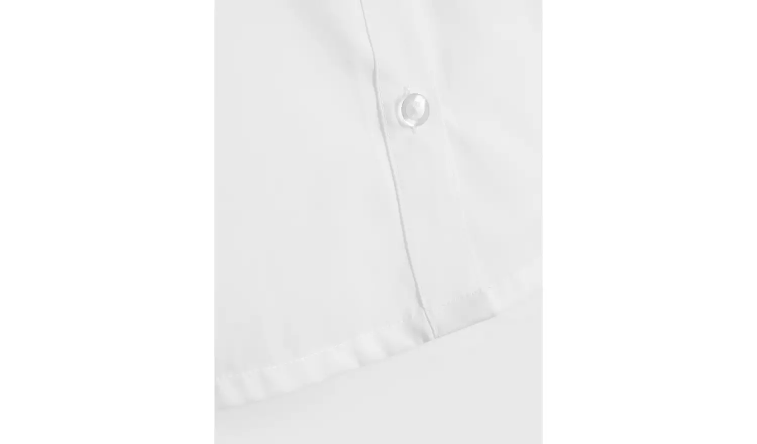 White Large Collar Short Sleeve Blouse 10 years