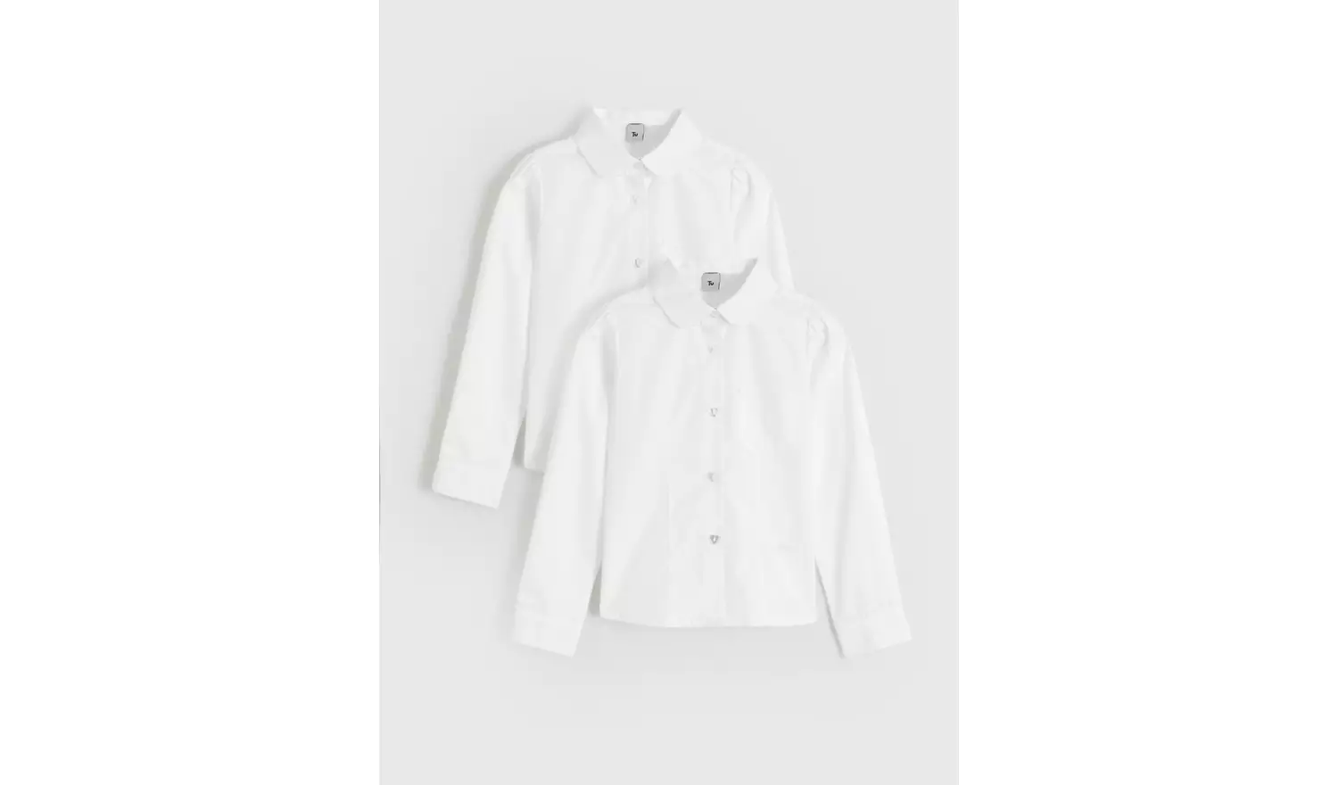 2 Pack Pleated Shoulder Blouses 7 years