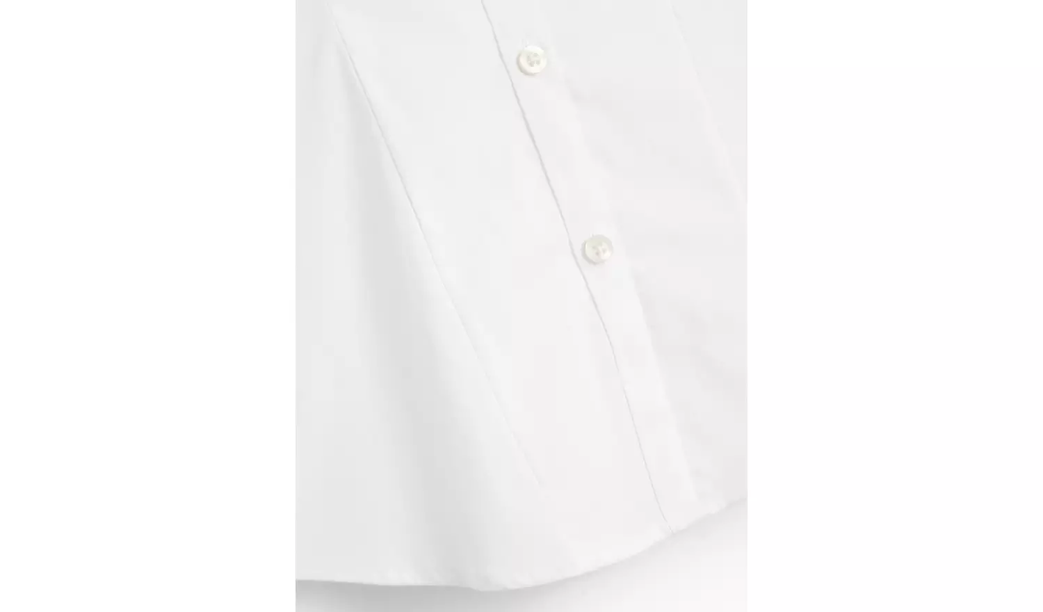 White Long Sleeve Blouse with Stretch 11 years