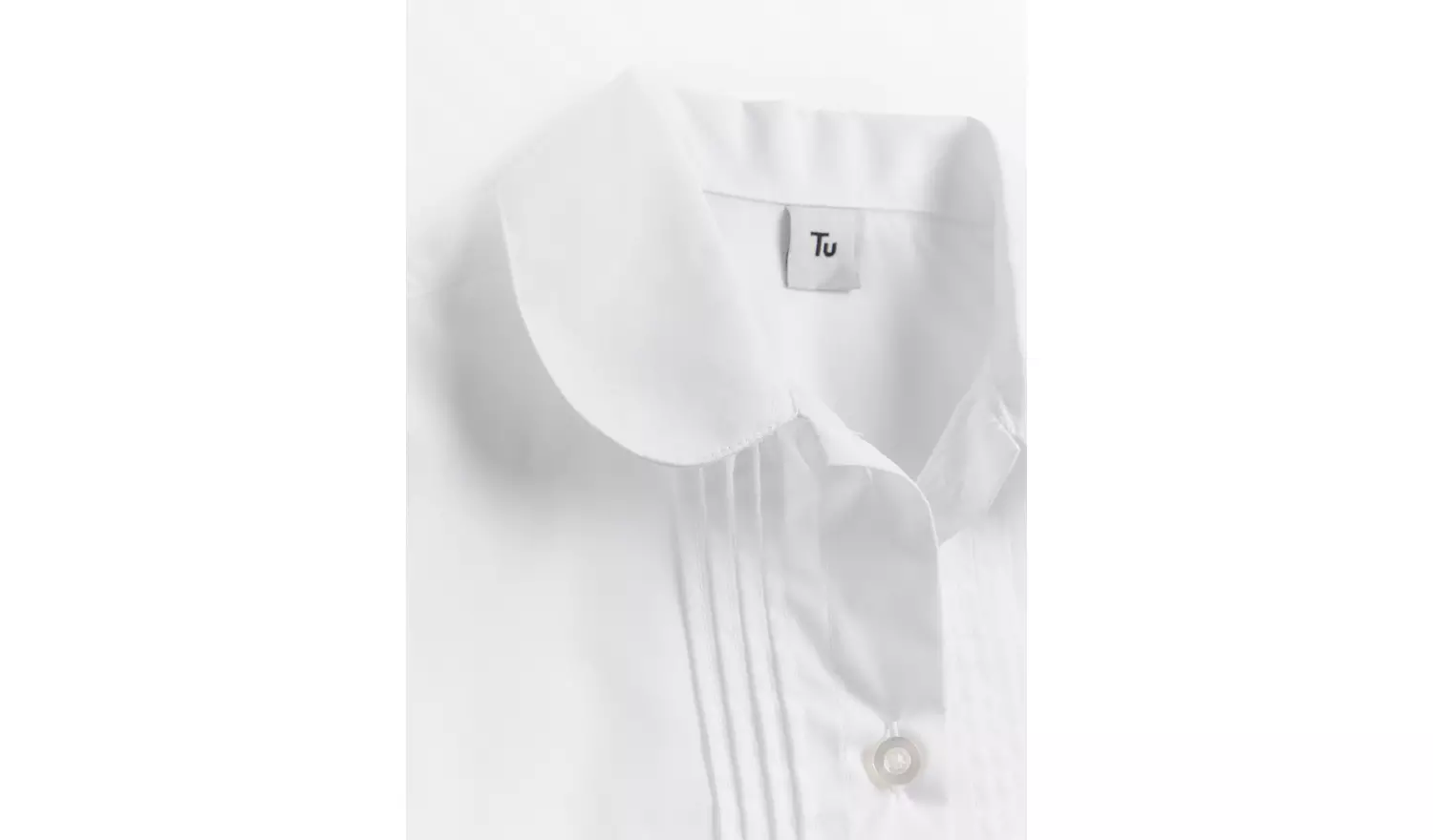 2 Pack White Pintuck Blouses 11 years