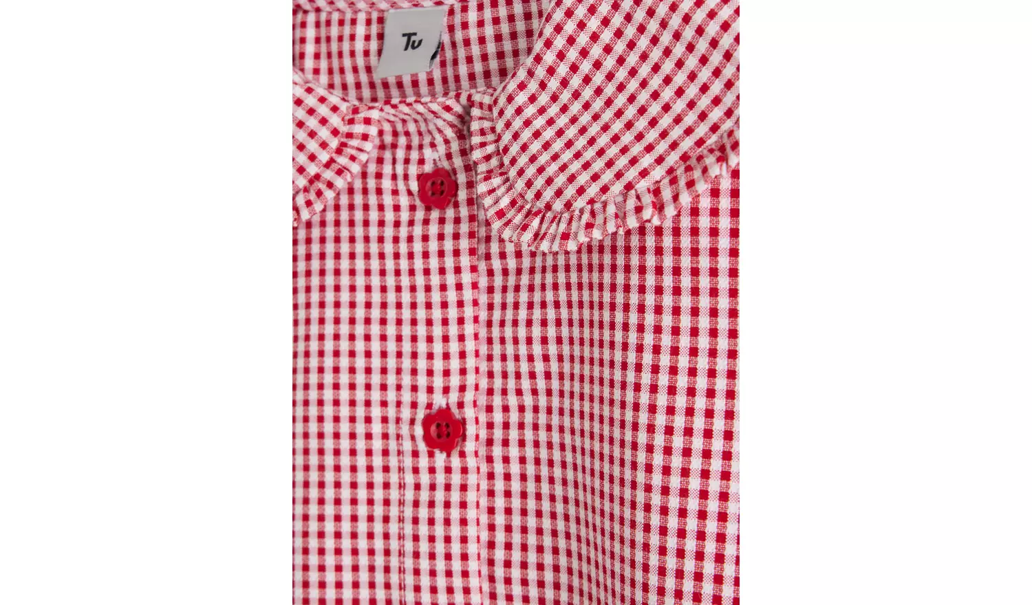 2 Pack Red Gingham Blouse 12 years