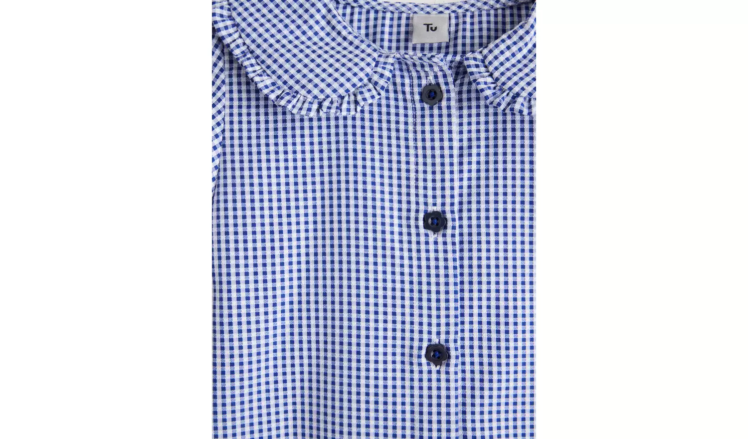 2 Pack Navy Gingham Blouse 9 years