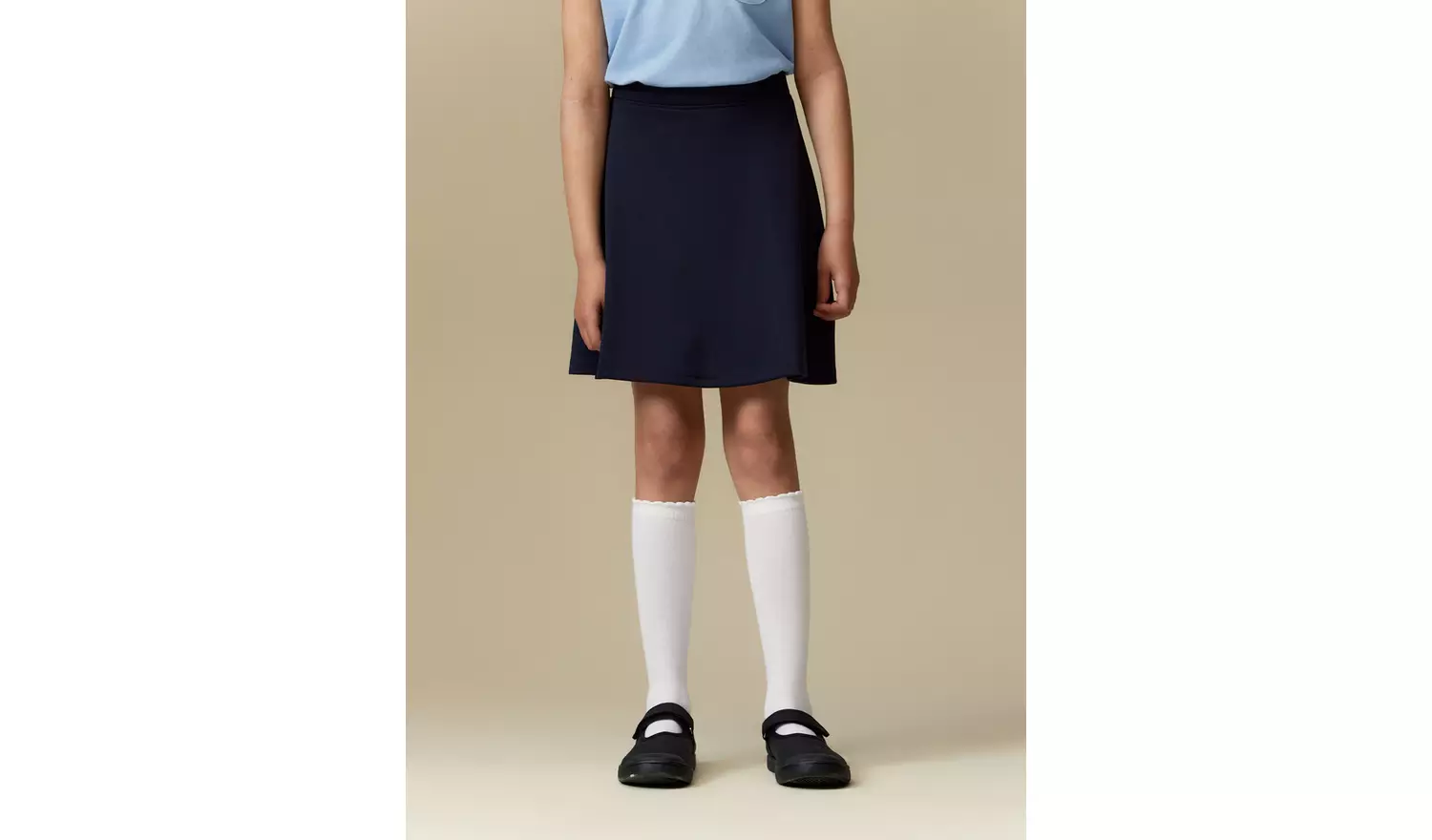 2 Pack Navy Jersey Skater Skirts 2 years