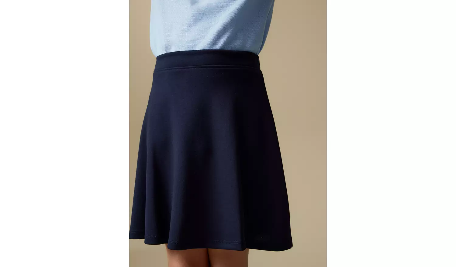2 Pack Navy Jersey Skater Skirts 12 years