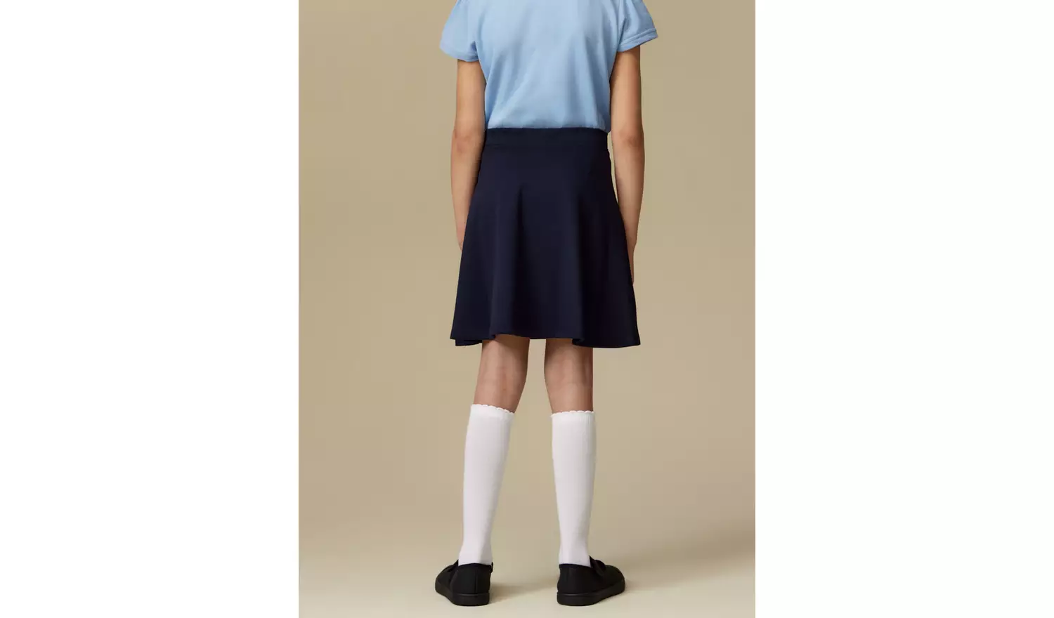 2 Pack Navy Jersey Skater Skirts 11 years
