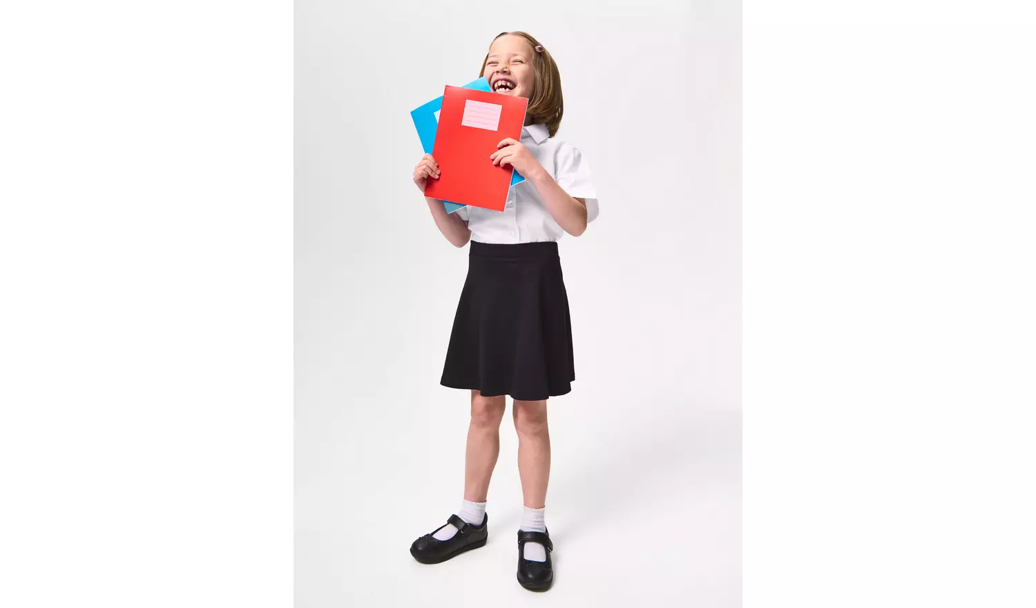 2 Pack Black Jersey Skater Skirts 8 years