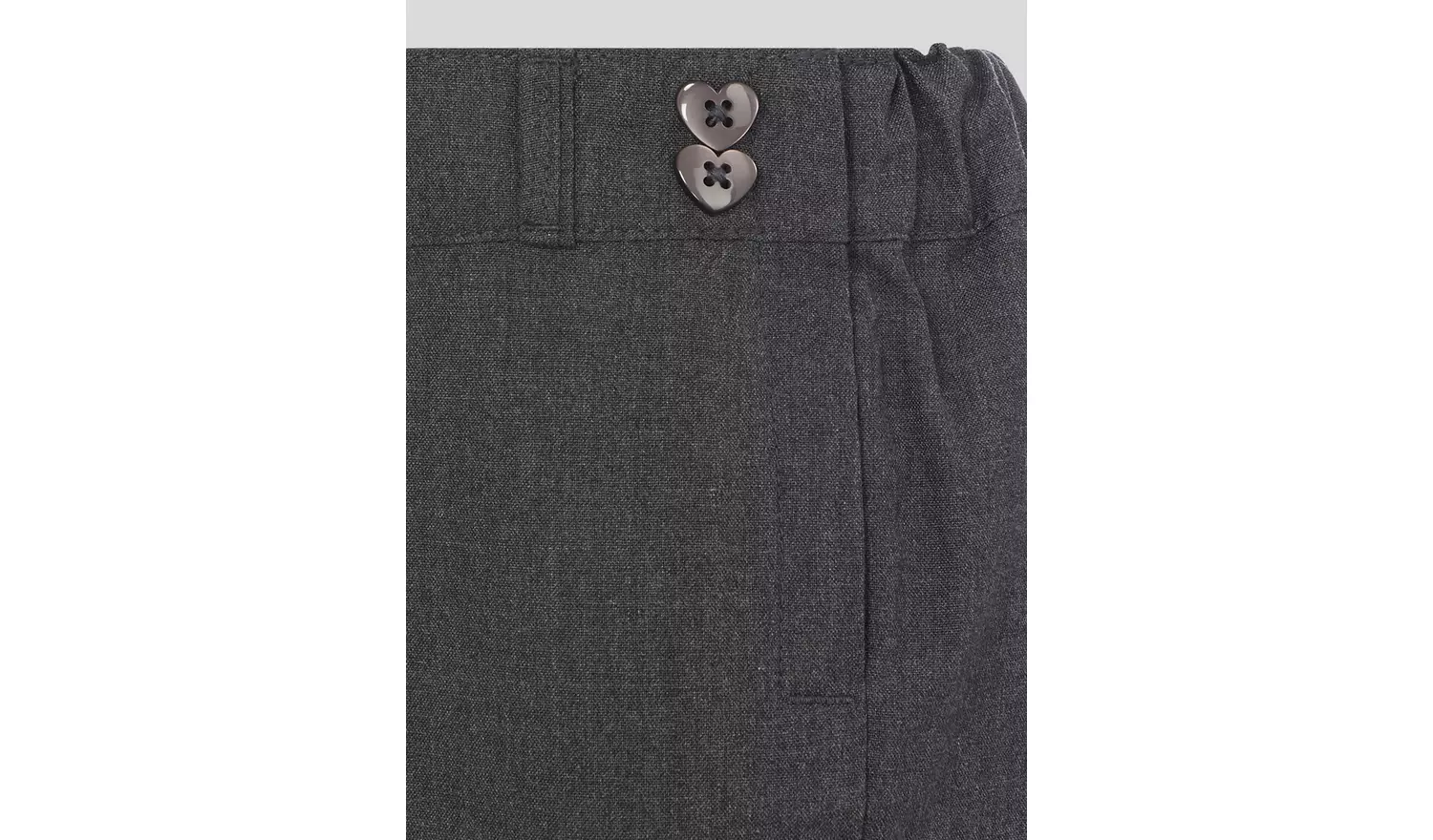 Grey Plus Fit Trousers 2 Pack - 11 years