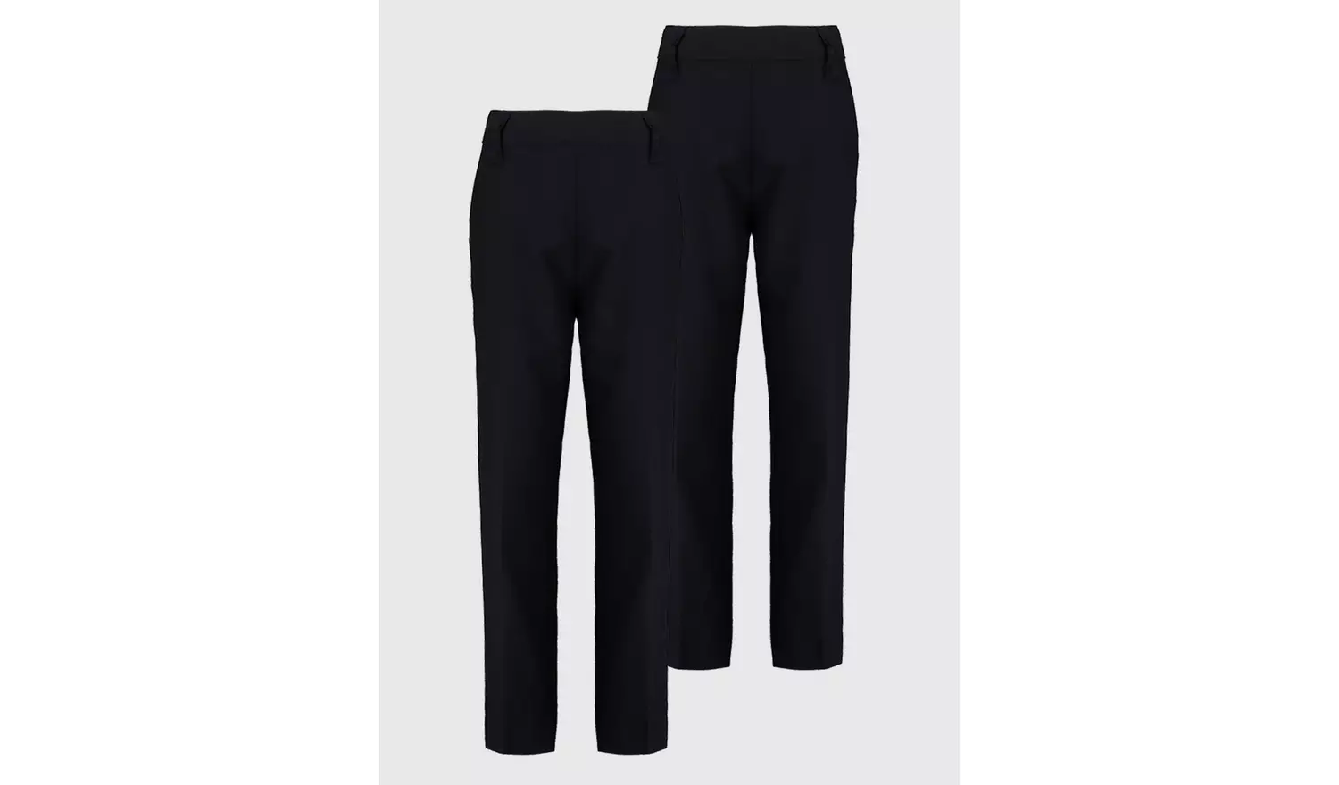 2 Pack Navy Woven Trousers 11 years