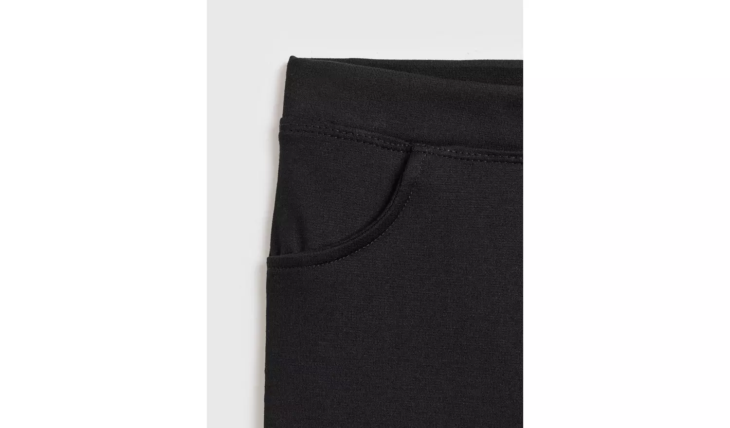2 Pack Black Jersey Trousers 9 years