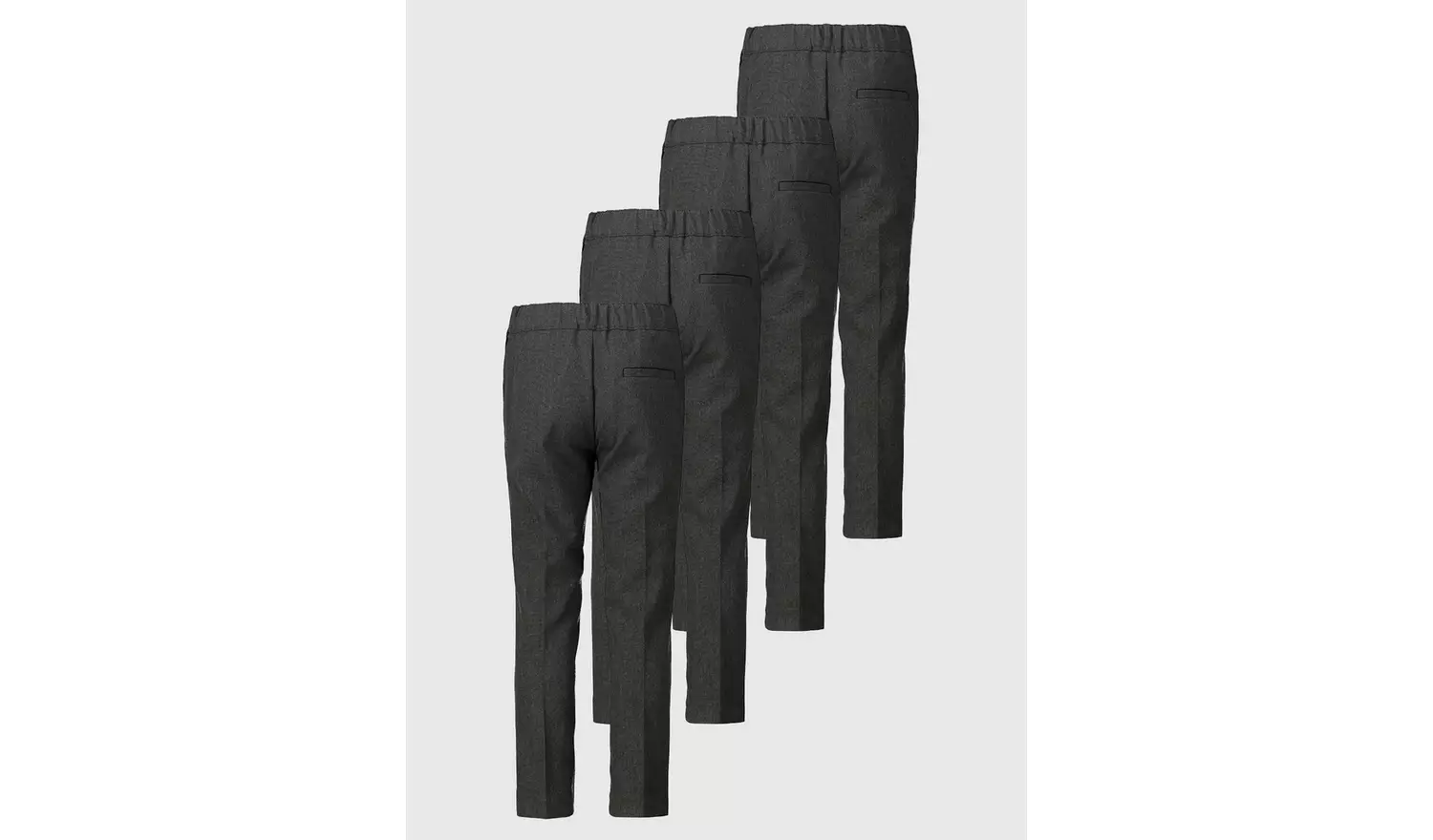 Grey Woven Trousers 4 Pack - 5 years