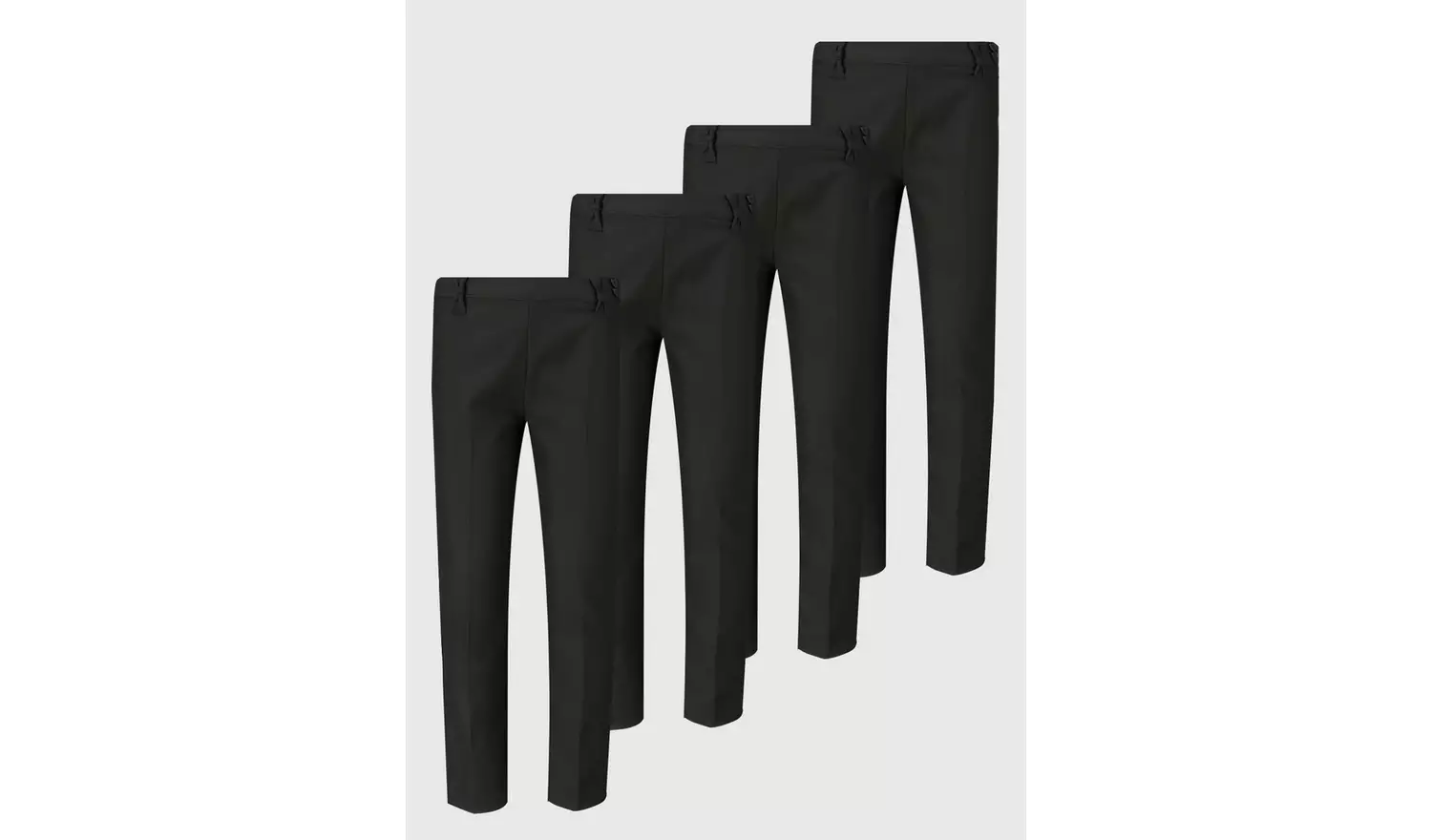 Black Woven Trousers 4 Pack - 6 years