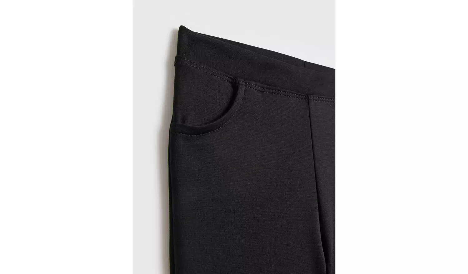 2 Pack Black Skinny Jersey Trousers 7 years