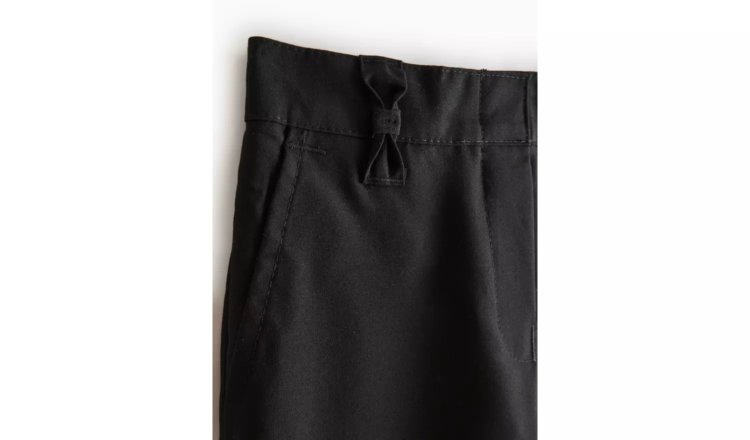 4 Pack Black Trousers with Reinforced Knees & Extendable Hem12 years
