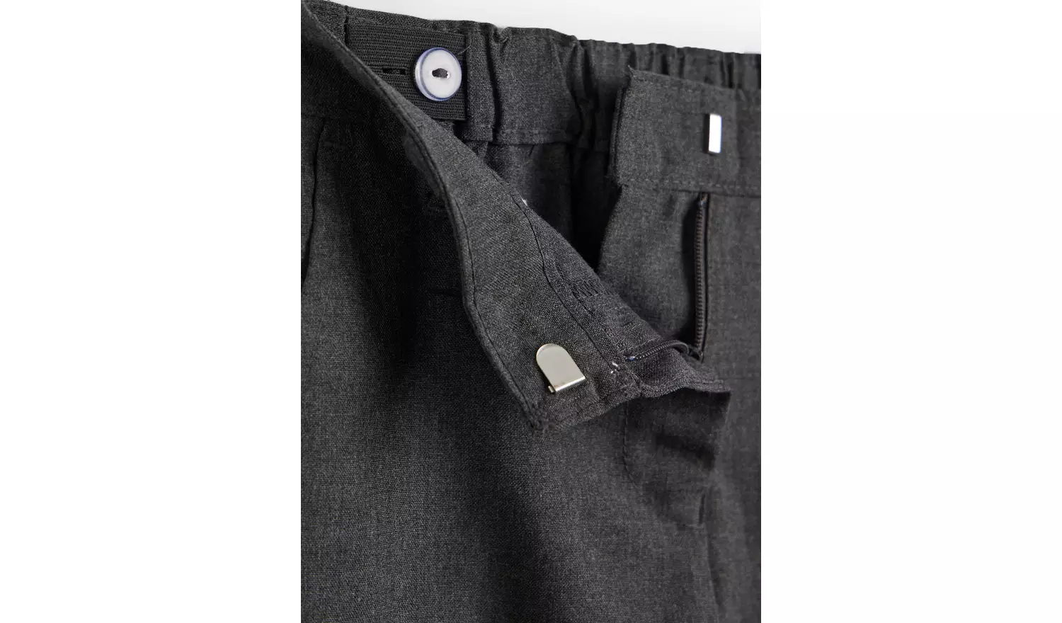 4 Pack Grey Trousers with Reinforced Knees & Extendable Hem7 years