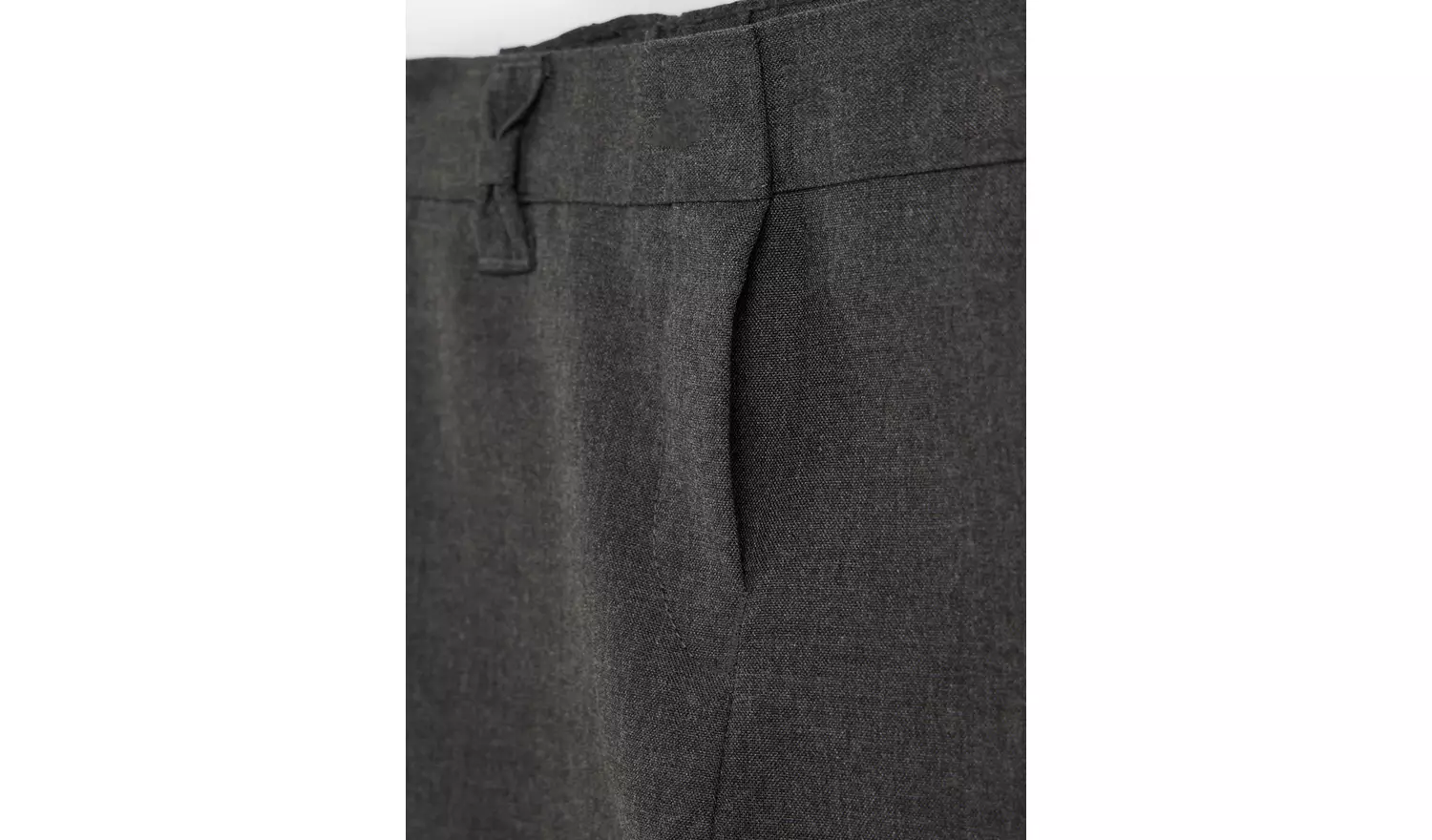 2 Pack Grey 'Dress with Ease' Trousers with Bow Detail Reinforced Knees & Extendable Hems 5 years
