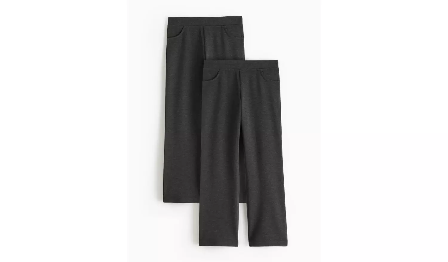 2 Pack Grey Jersey Trousers 4 years