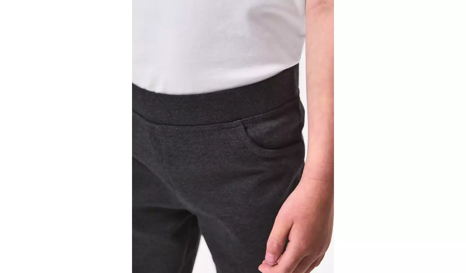 2 Pack Grey Jersey Trousers 10 years