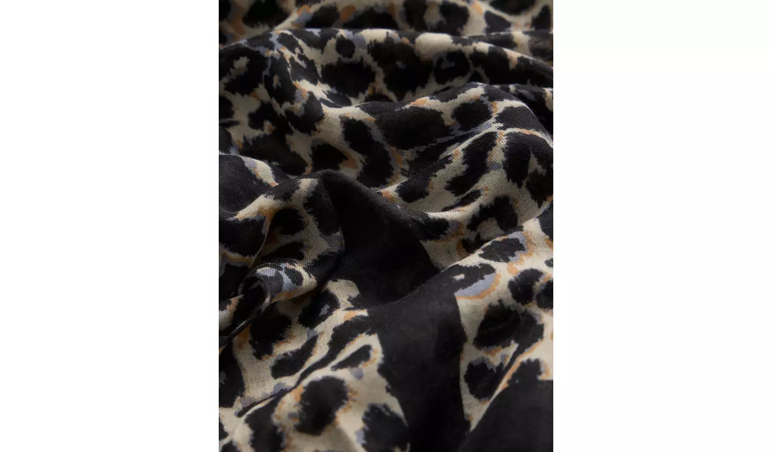 Leopard Print Lightweight Scarf One Size