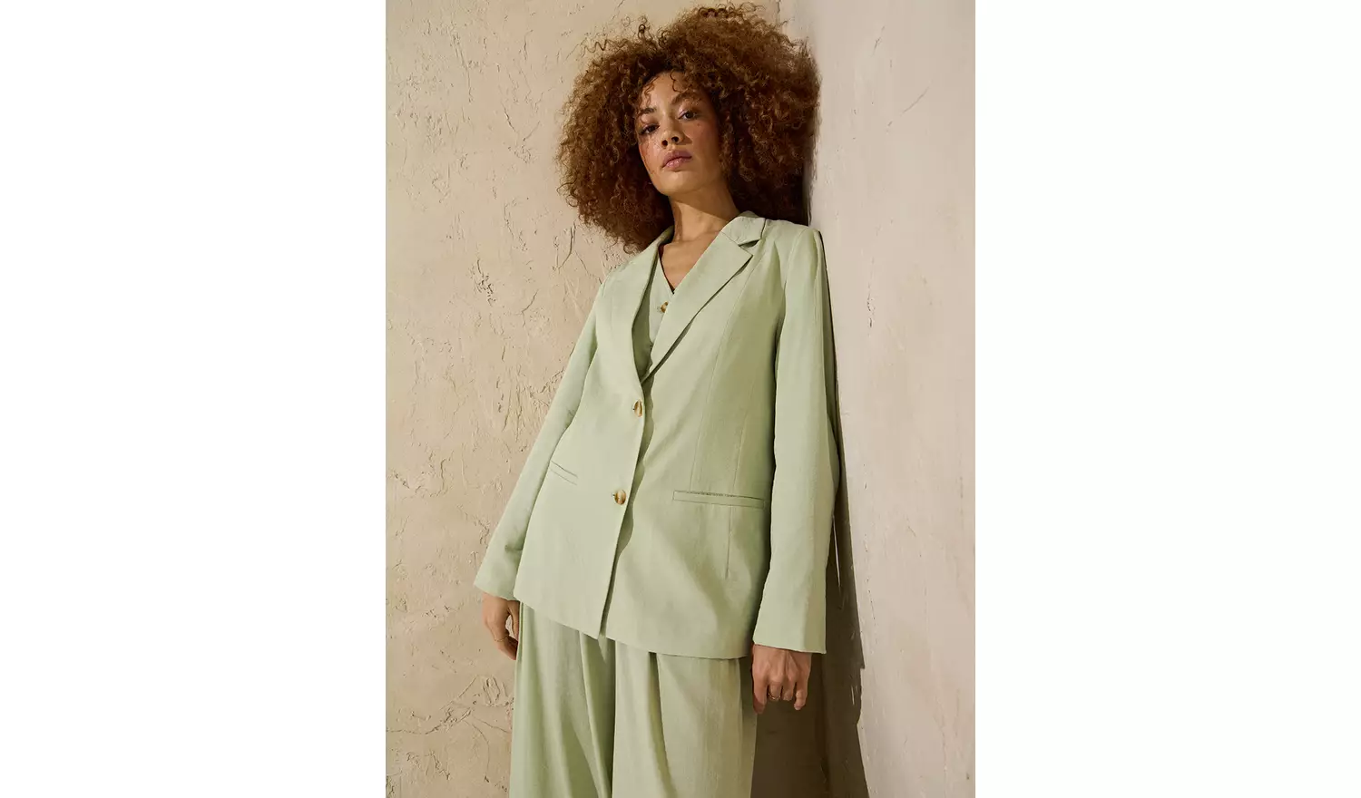 EVERBELLE Green Soft Tailored Co-ord Blazer 12