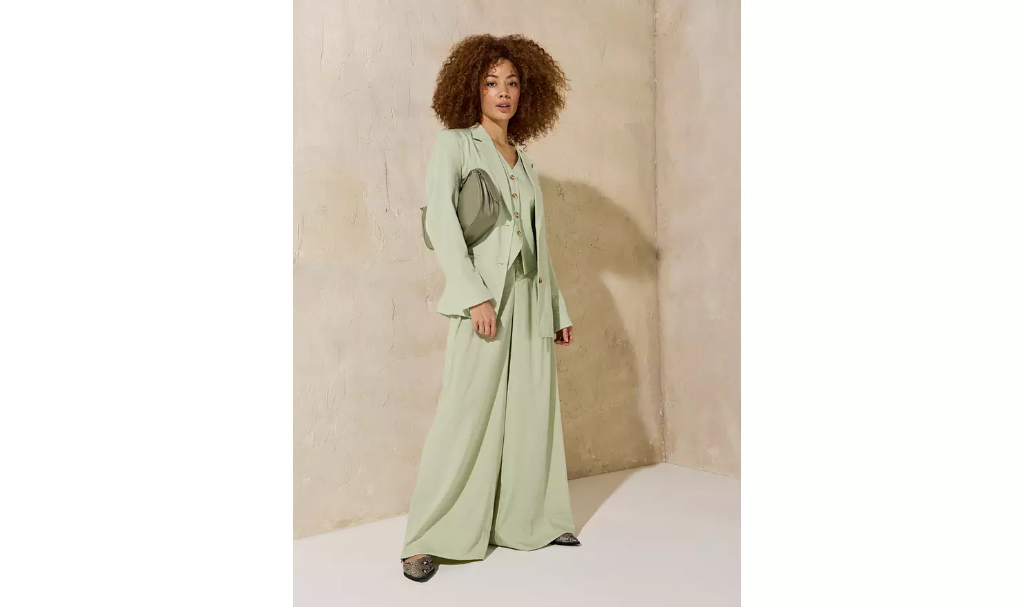 EVERBELLE Green Soft Tailored Co-ord Blazer 12