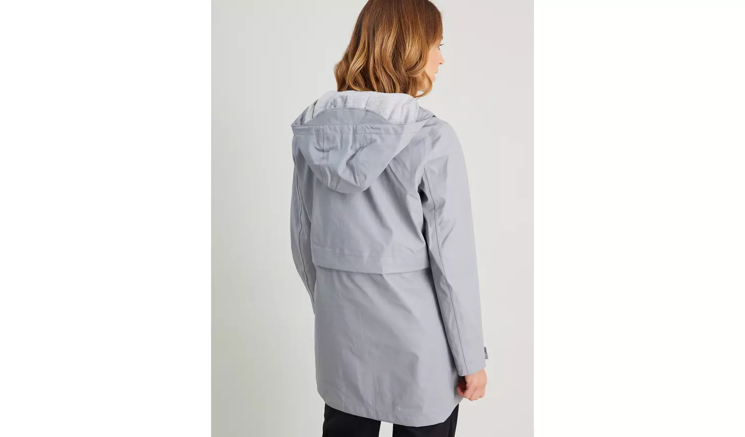 Grey Rubber Waterproof Raincoat - 12