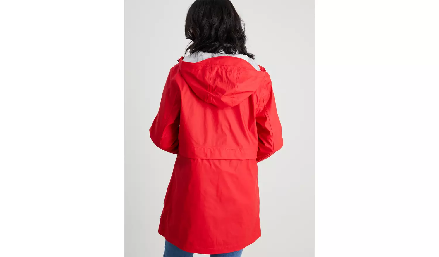 Red Rubber Waterproof Raincoat - 22