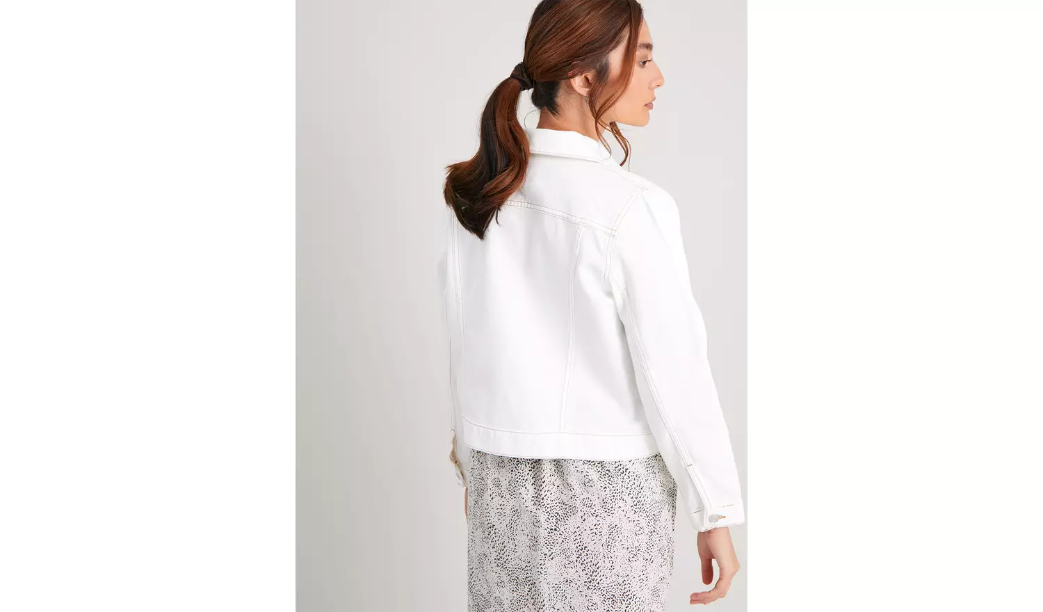 Off White Twill Jacket - 12